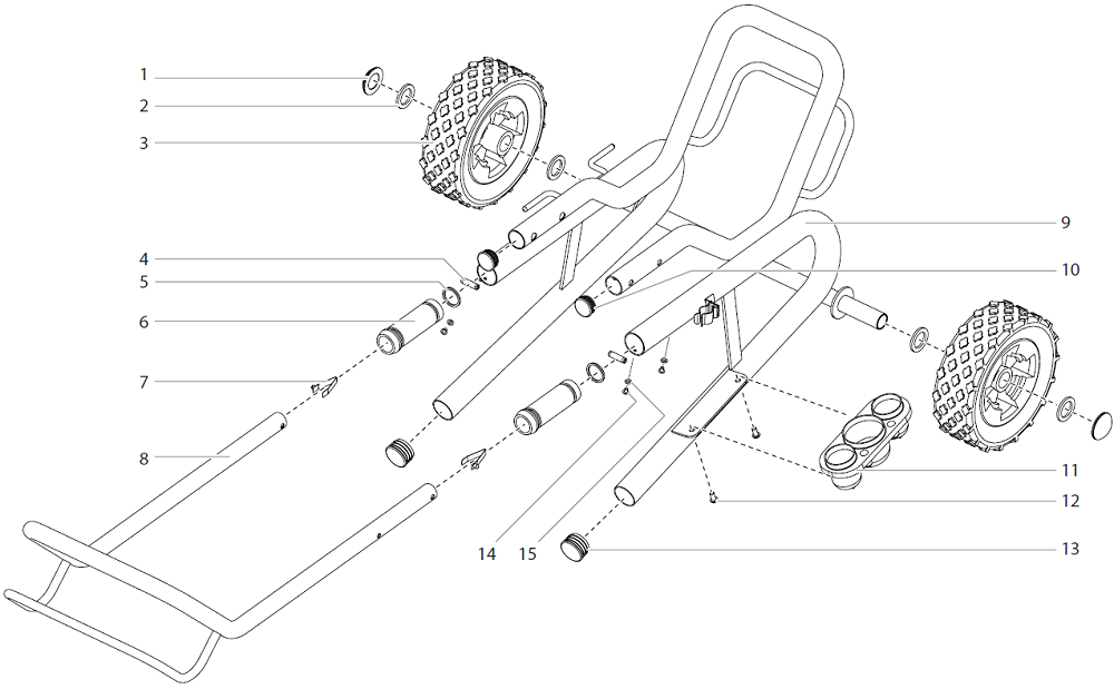 Impact 540 Low Rider Assembly Parts